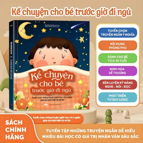 Top Truyện Kể Trước Khi Đi Ngủ Hay Nhất Cho Bé Ngủ Ngon & Phát Triển Trí Tuệ