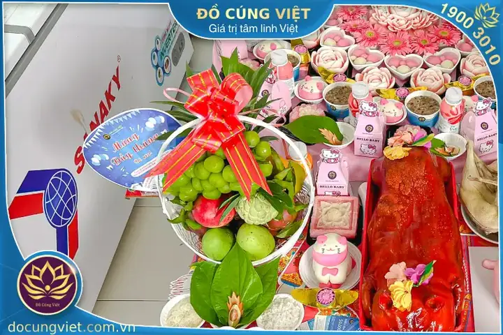 Hướng Dẫn Chi Tiết Lễ Cúng Thôi Nôi Bé Trai Miền Bắc Đầy Đủ, Chuẩn Phong Tục