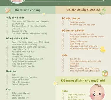 Danh Sách Đồ Sơ Sinh Cần Mua Cho Bé: Hướng Dẫn Chi Tiết Từ A-Z