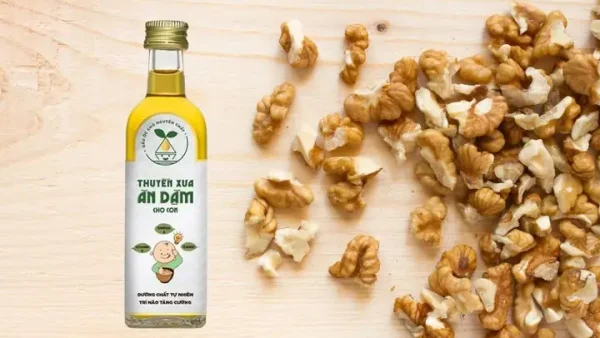 Dầu Óc Chó Nhật Cho Bé Ăn Dặm: Lợi Ích, Cách Chọn & Sử Dụng Đúng Chuẩn