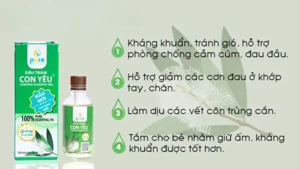 Top 5+ Loại Dầu Tràm Tốt Nhất Cho Bé: Chọn Sản Phẩm An Toàn, Hiệu Quả
