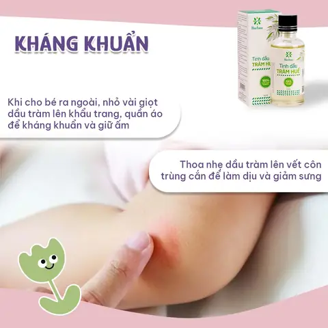 Dầu Tràm Chống Muỗi Cho Bé: Công Dụng, Cách Dùng An Toàn & Hiệu Quả