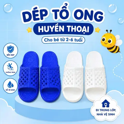 Dép Đi Trong Nhà Cho Bé 2 Tuổi: Chọn Sao Cho Chuẩn, An Toàn & Thoải Mái?