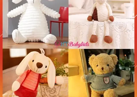 Gấu Bông Cho Bé Sơ Sinh: Chọn Lựa An Toàn, Mềm Mại Cho Bé Yêu