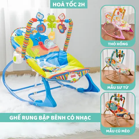 Ghế Rung Cao Cấp Cho Bé: Chọn Loại Nào Tốt, An Toàn & Lưu Ý Sử Dụng