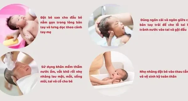 Giờ Tắm Cho Bé Sơ Sinh: Thời Điểm Lý Tưởng & Những Lưu Ý Quan Trọng Cho Mẹ