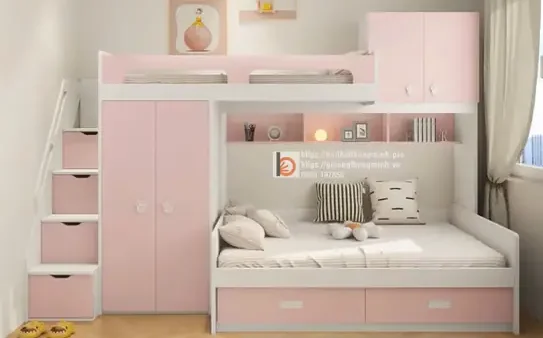 Giường Tủ Cho Bé Gái: Top Mẫu Đẹp, Tiện Lợi & Kinh Nghiệm Chọn Lựa