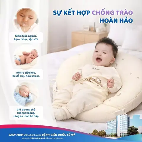 Chọn Gối Cho Bé Bú Đúng Cách: An Toàn, Tiện Lợi & Giảm Trào Ngược