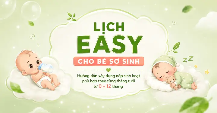 Hướng Dẫn Luyện EASY Cho Bé Chi Tiết Từ A-Z Giúp Con Ngủ Ngon, Ăn Khoẻ Hướng Dẫn Luyện EASY Cho Bé Chi Tiết Từ A-Z Giúp Con Ngủ Ngon, Ăn Khoẻ