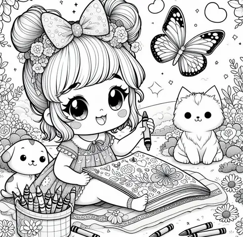 1000+ Tranh Tô Màu Miễn Phí Cho Bé Tập Tô: Đủ Chủ Đề, Dễ Tải & In