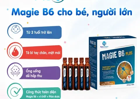Magie B6 Cho Bé: Công Dụng, Liều Dùng, Tác Dụng Phụ & Lưu Ý Quan Trọng