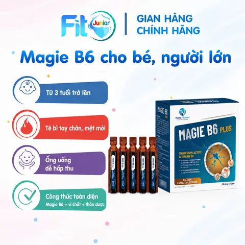 Magie B6 Cho Bé: Công Dụng, Liều Dùng, Tác Dụng Phụ & Lưu Ý Quan Trọng