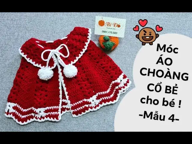 Hướng Dẫn Móc Áo Choàng Bé Trai: Mẫu Đẹp, Cách Làm Chi Tiết