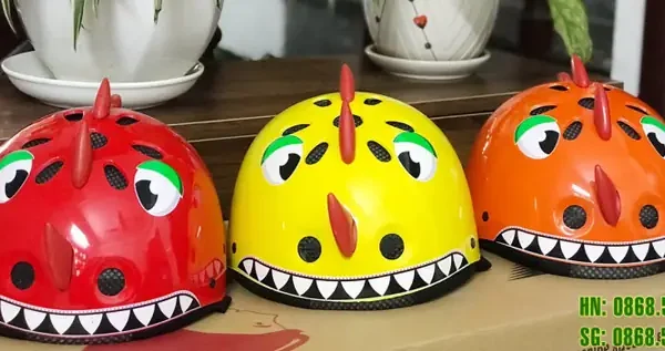 Mũ Bảo Hiểm Khủng Long Cho Bé: Hướng Dẫn Chọn Lựa An Toàn & Ngộ Nghĩnh