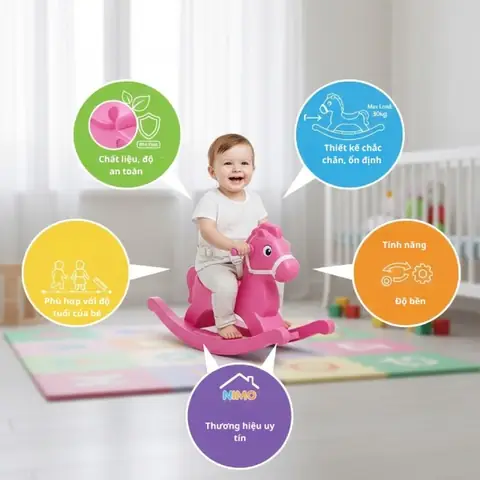 Ngựa Nhựa Bập Bênh Cho Bé: Chọn Lựa An Toàn & Phát Triển Toàn Diện Ngựa Nhựa Bập Bênh Cho Bé: Chọn Lựa An Toàn & Phát Triển Toàn Diện