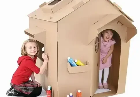 Hướng Dẫn Làm Nhà Bằng Bìa Carton Cho Bé Vừa Đẹp Vừa Vui