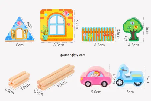 Nhà Gỗ Lắp Ghép Cho Bé: Đồ Chơi Sáng Tạo, Phát Triển Trí Tuệ Cho Trẻ Em